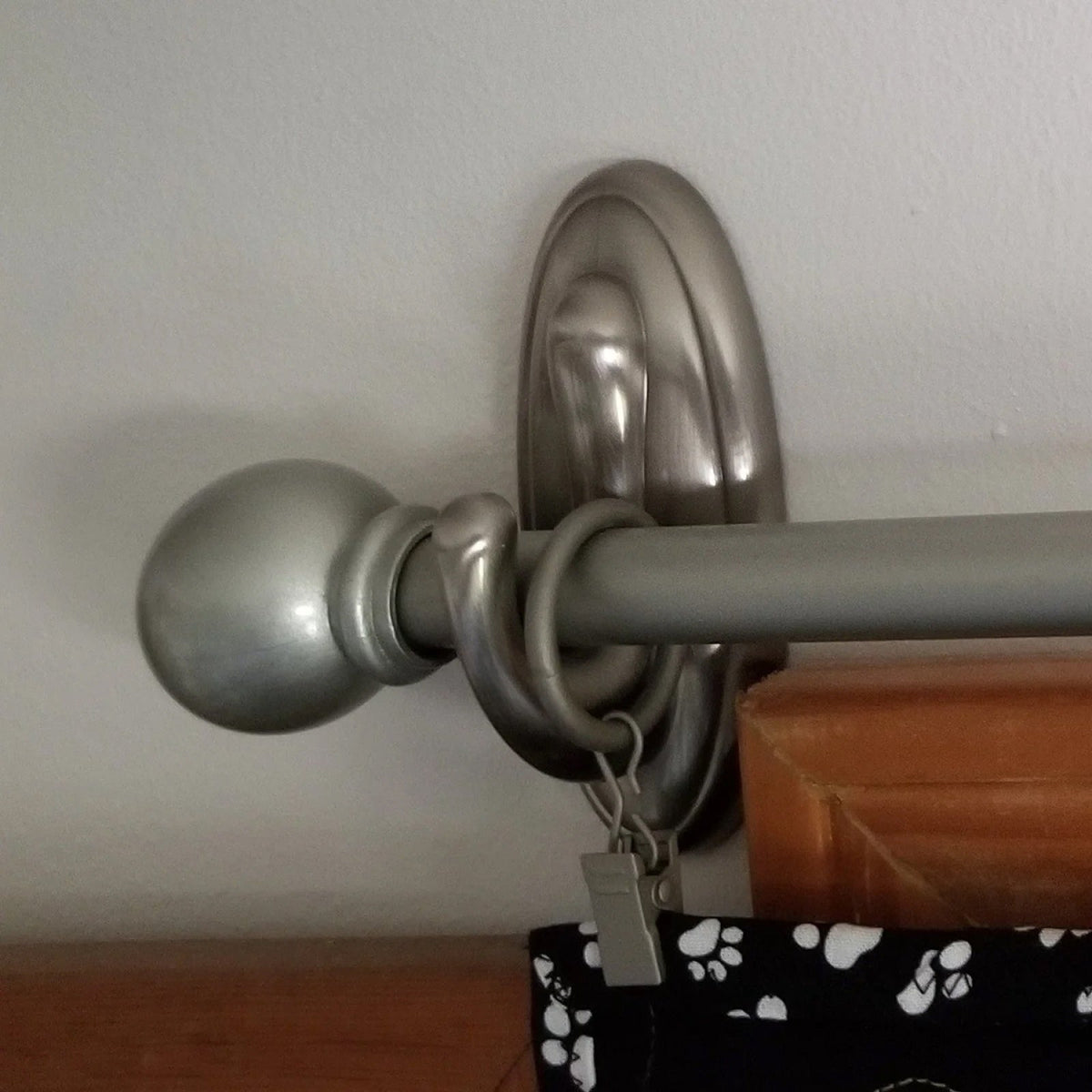 Metal Curtain / Quilt Hangers Antique Nickel 20pk