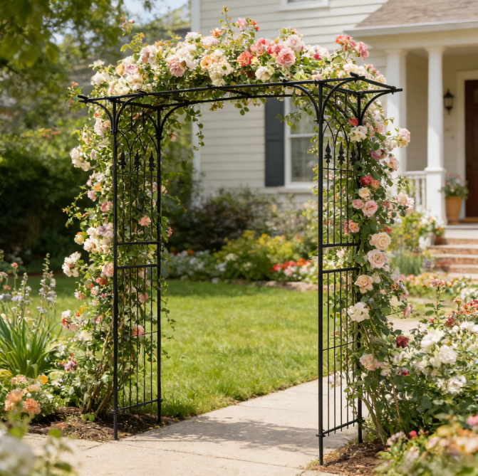 Garden Arches, Trellises & Bridges