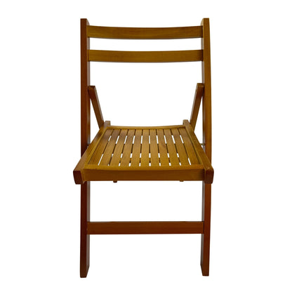 Foldable Solid Wood Special Event Chair Set - Set of 4 (Multiple Colors)