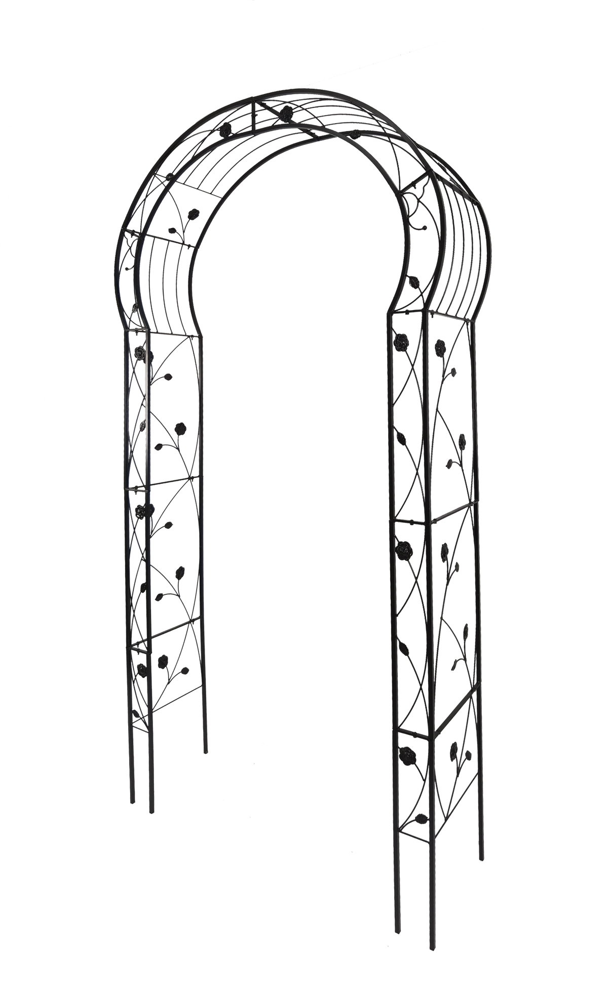 Metal Garden Arch with 8 Styles for Climbing Plants