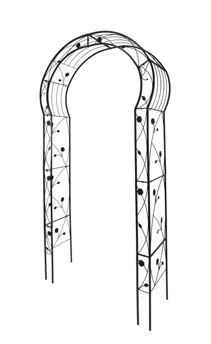 Metal Garden Arch with 8 Styles for Climbing Plants