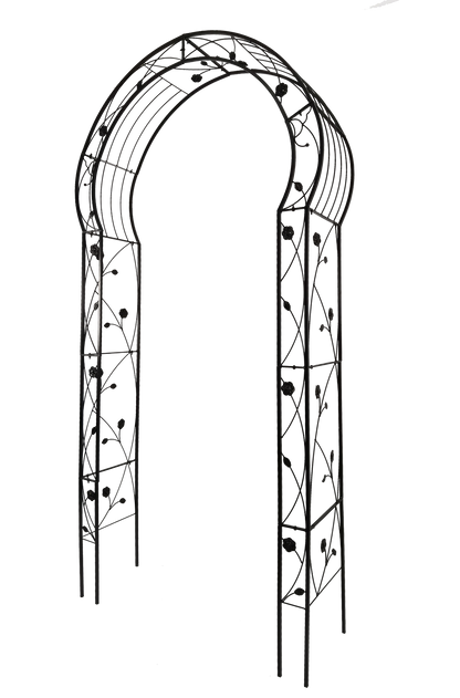 Metal Garden Arch with 8 Styles for Climbing Plants