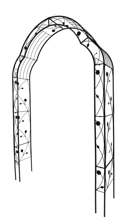 Metal Garden Arch with 8 Styles for Climbing Plants