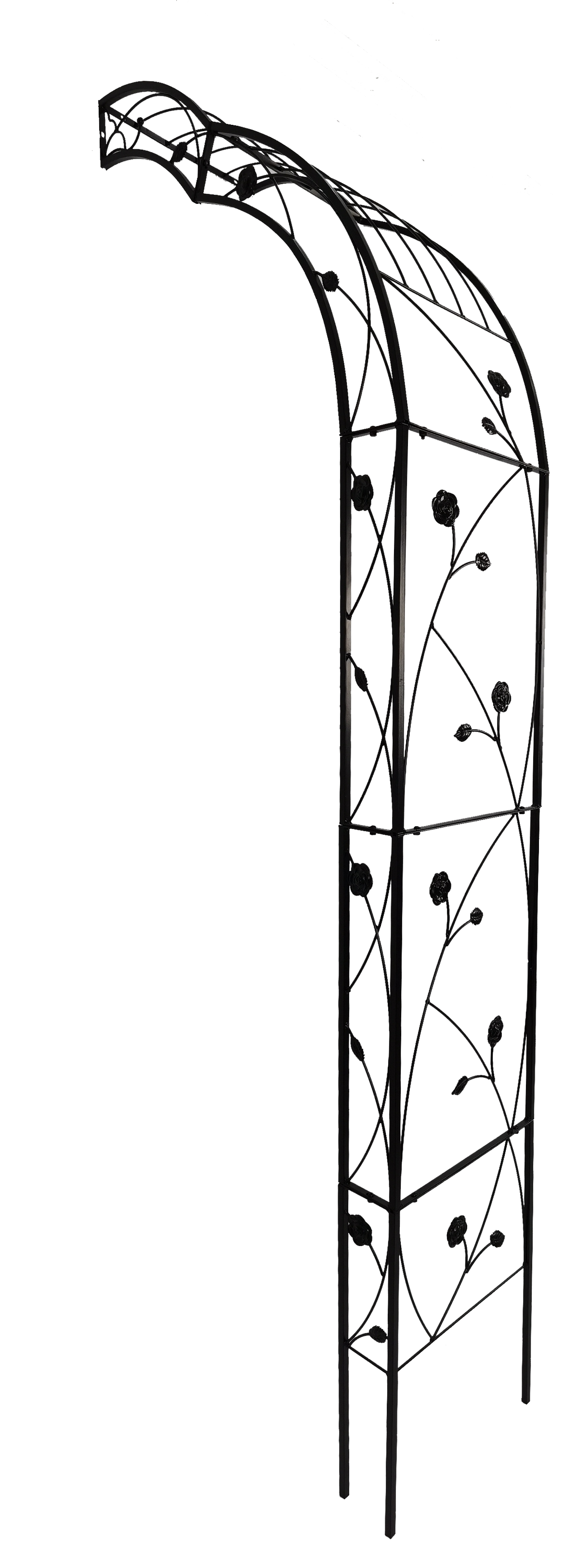 Metal Garden Arch with 8 Styles for Climbing Plants