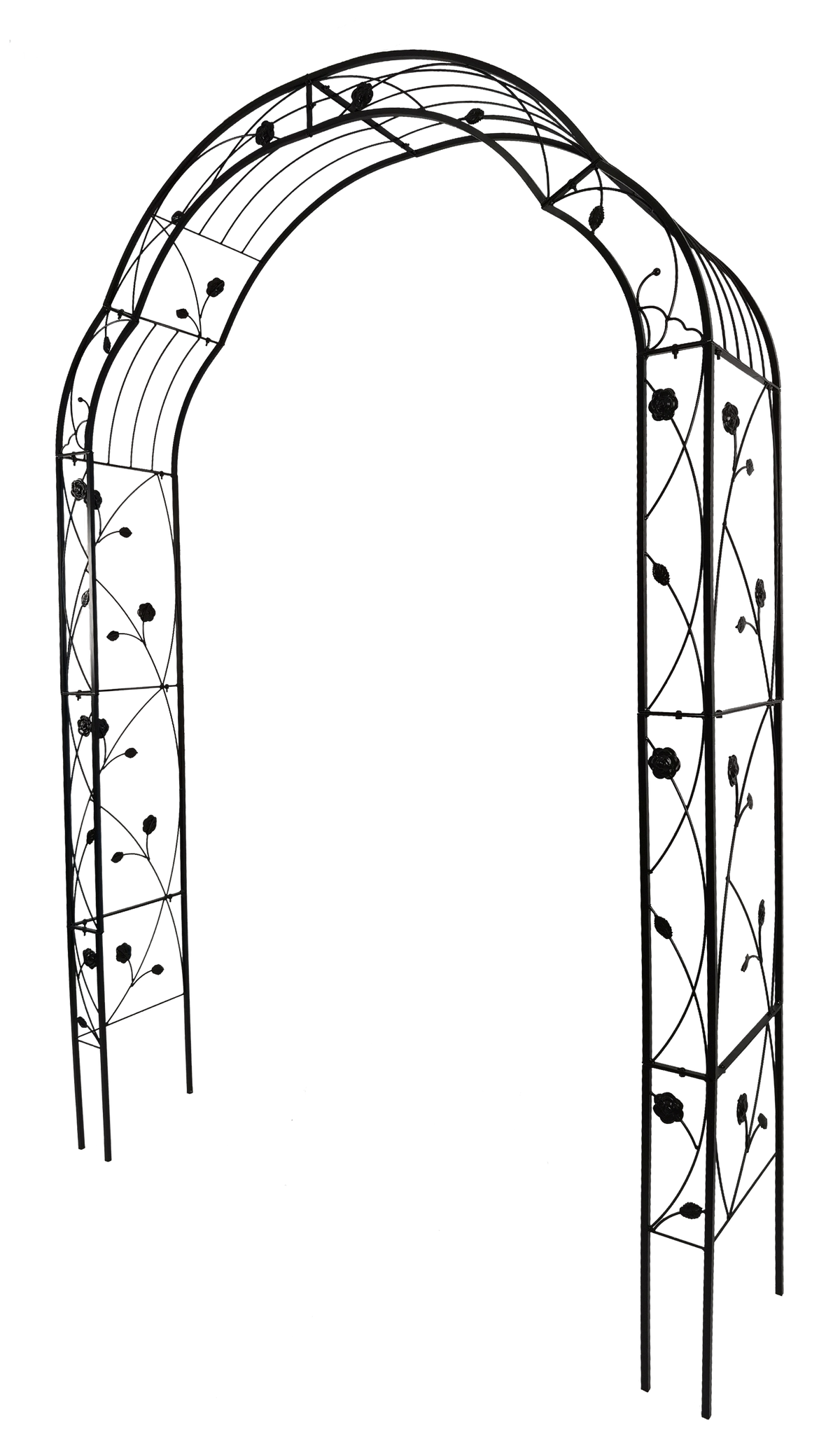 Metal Garden Arch with 8 Styles for Climbing Plants