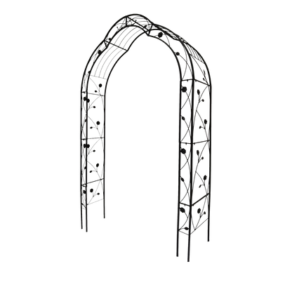 Metal Garden Arch with 8 Styles for Climbing Plants