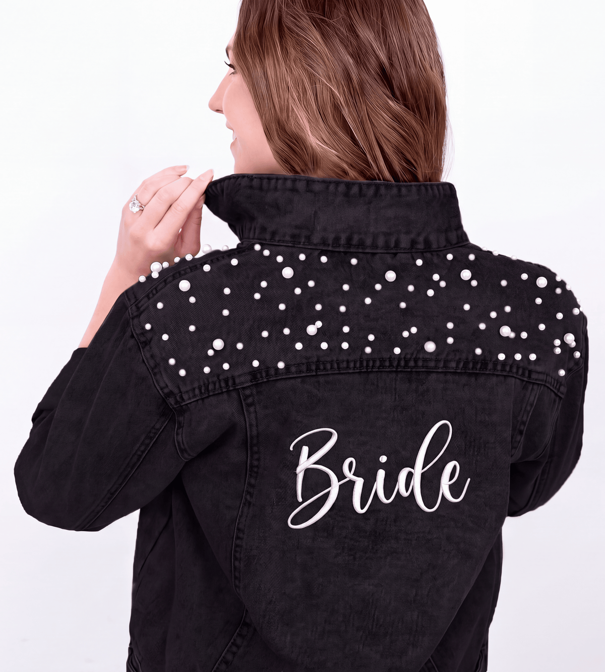Embroidered Denim Jacket - Bride