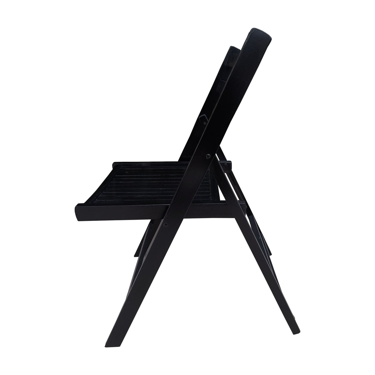 Foldable Solid Wood Special Event Chair Set - Set of 4 (Multiple Colors)