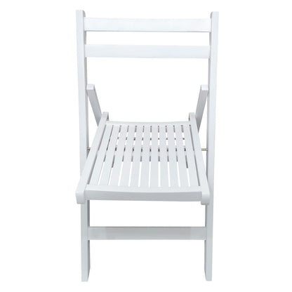 Foldable Solid Wood Special Event Chair Set - Set of 4 (Multiple Colors)