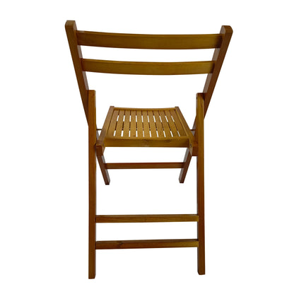 Foldable Solid Wood Special Event Chair Set - Set of 4 (Multiple Colors)