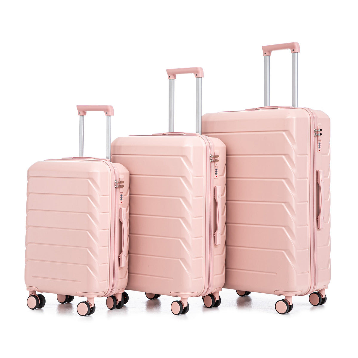 HIFINE TOURIST 20"/24"/28" 3 pcs/set in ABS Spinner Wheel Luggage