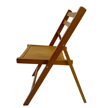 Foldable Solid Wood Special Event Chair Set - Set of 4 (Multiple Colors)