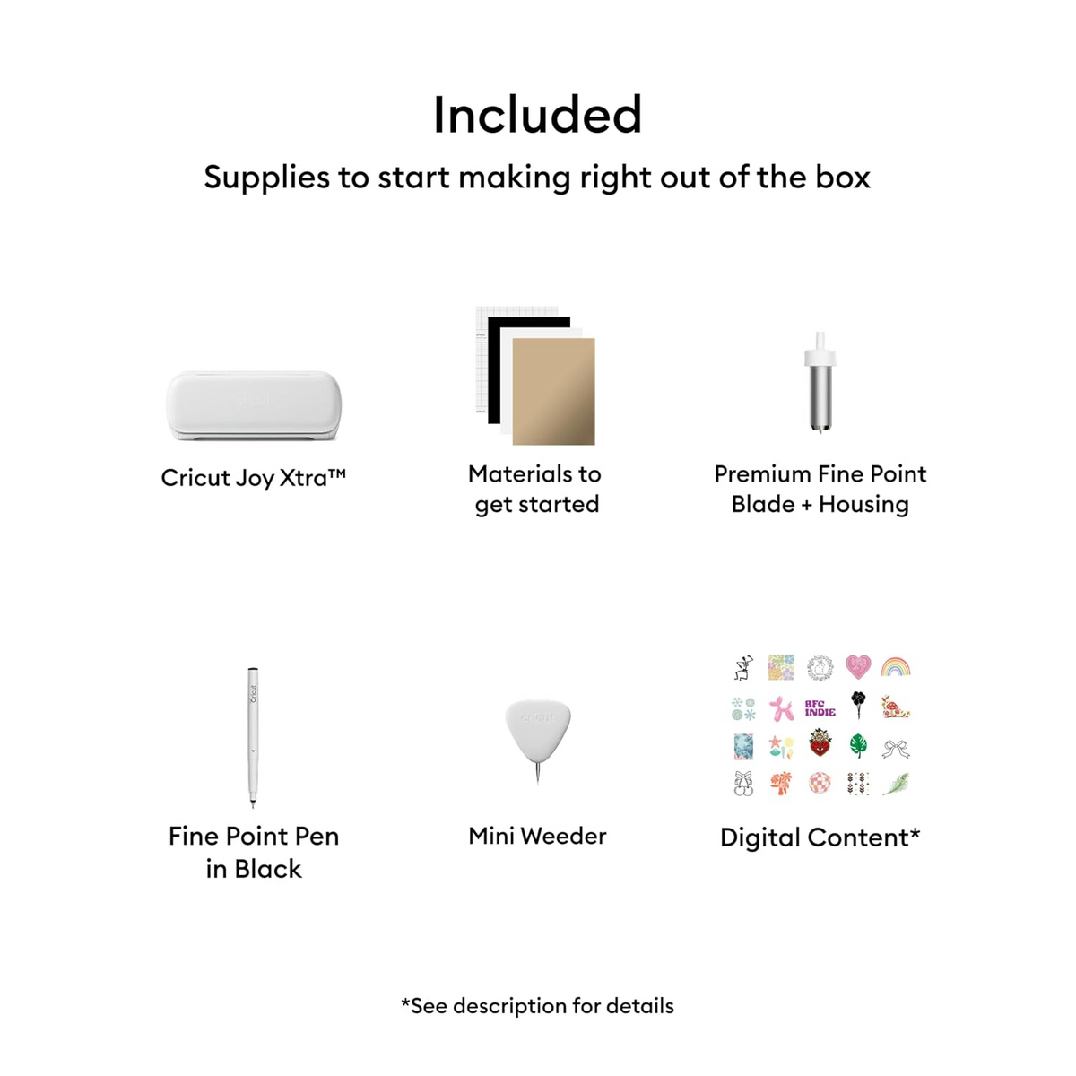 Cricut Joy Xtra Educational Cutting Machine Bundle – STEM, Art, Design & Craft Learning for Classroom and Homeschool