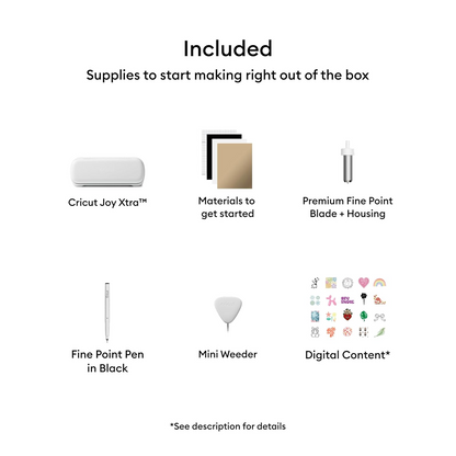 Cricut Joy Xtra Educational Cutting Machine Bundle – STEM, Art, Design & Craft Learning for Classroom and Homeschool