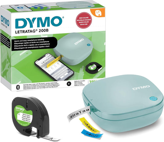 DYMO Label Printer Wireless Bluetooth iOS and Android Daydream Blue or Pistachio Yellow