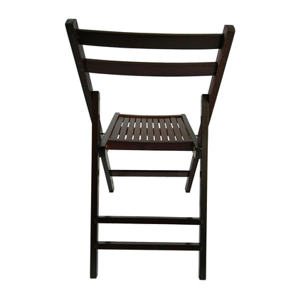 Foldable Solid Wood Special Event Chair Set - Set of 4 (Multiple Colors)
