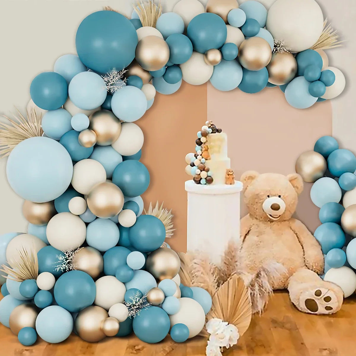 Blue Balloon Garland Arch KIt Wedding Birthday Party Decoration For Kids Baby Shower Gender Reveal Baptism Ballon Baloon Decor