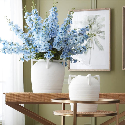 Blue Real Touch Delphinium Stem 36" - Single Stem Artificial Flower