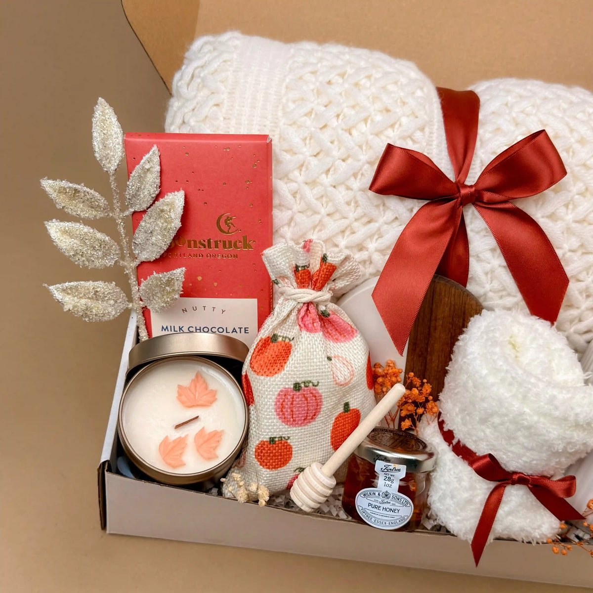 Fall Comforting Thinking Of You Gift Basket for Women