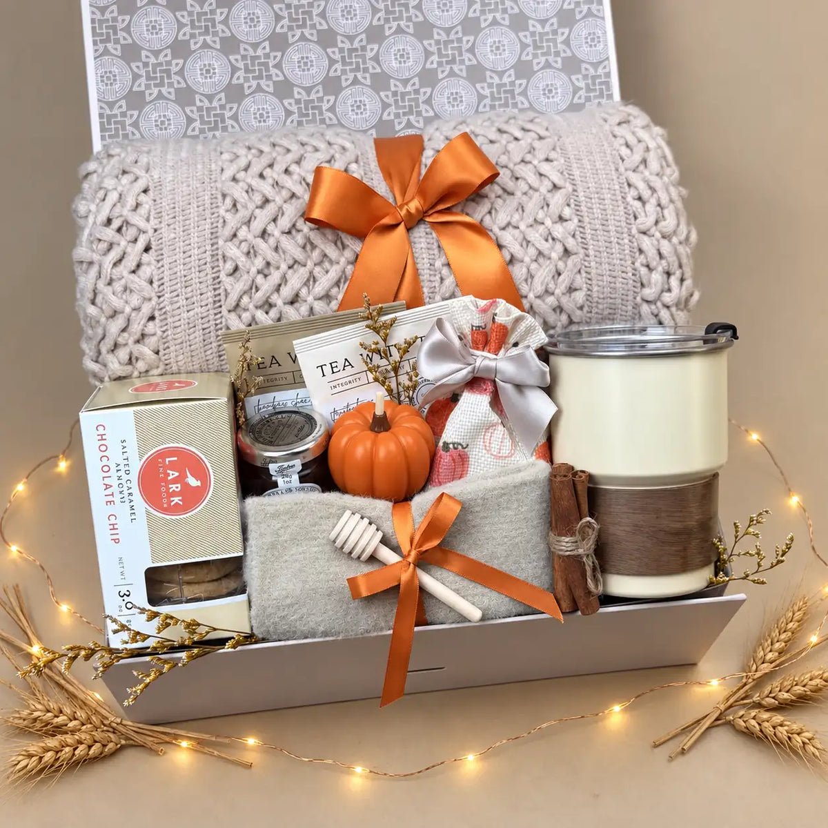 Pumpkin Fall Comfort Gift Box for Her