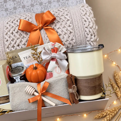 Pumpkin Fall Comfort Gift Box for Her