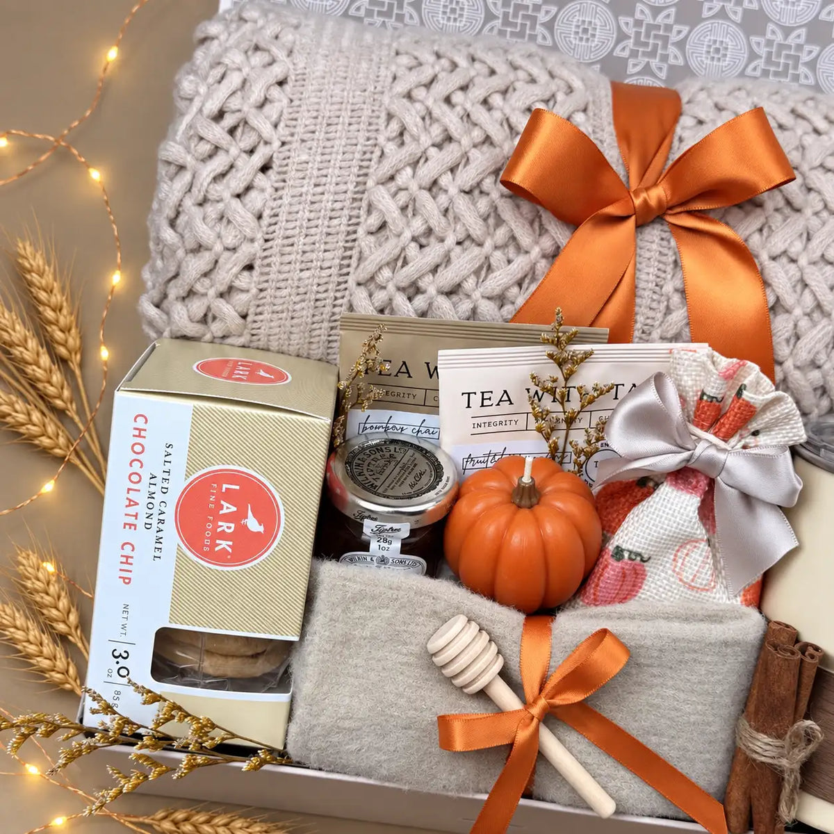 Pumpkin Fall Comfort Gift Box for Her