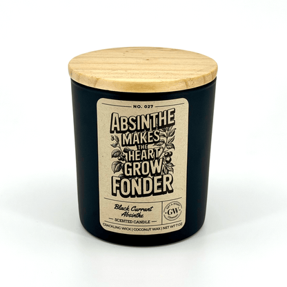 Absinthe Makes the Heart Grow Fonder — Black Currant & Absinthe Candle