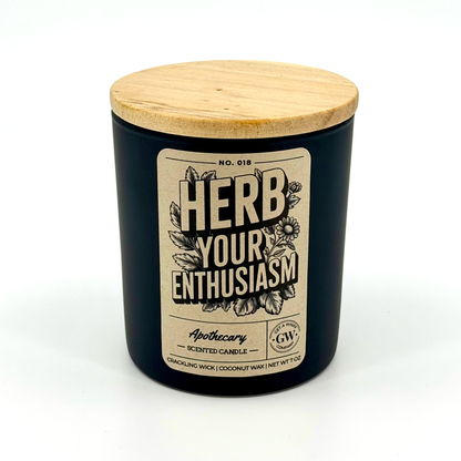 Herb Your Enthusiasm — Apothecary Candle