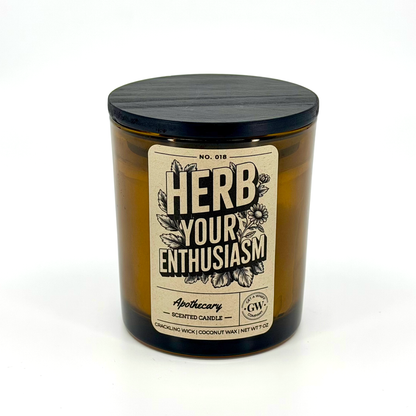 Herb Your Enthusiasm — Apothecary Candle