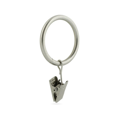 Metal Curtain / Quilt Hangers Antique Nickel 20pk
