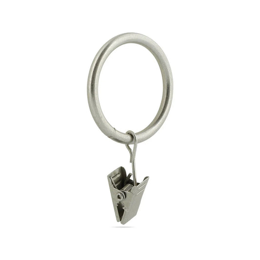 Metal Curtain / Quilt Hangers Antique Nickel 20pk