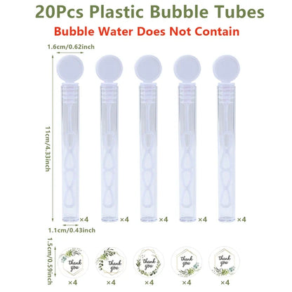 Wedding Party Bubble Soap Bottles Happy Wedding Party Decoration for Kids Thank you Bubble Soap Bottle Wedding Party Supplies