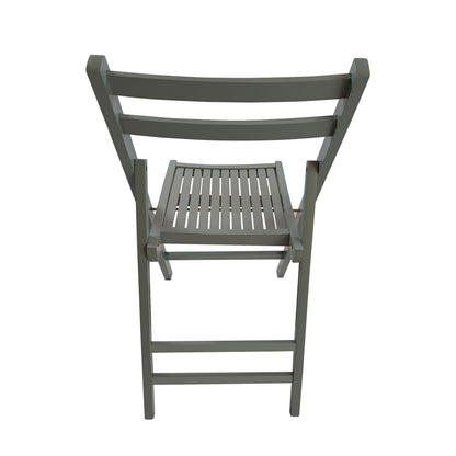 Foldable Solid Wood Special Event Chair Set - Set of 4 (Multiple Colors)
