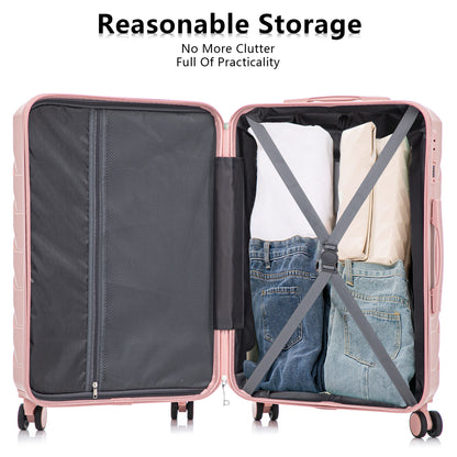 HIFINE TOURIST 20"/24"/28" 3 pcs/set in ABS Spinner Wheel Luggage