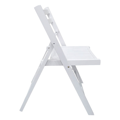 Foldable Solid Wood Special Event Chair Set - Set of 4 (Multiple Colors)