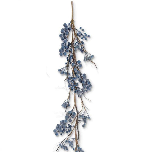 Blueberry Swag 48" - Artificial Greenery Swag