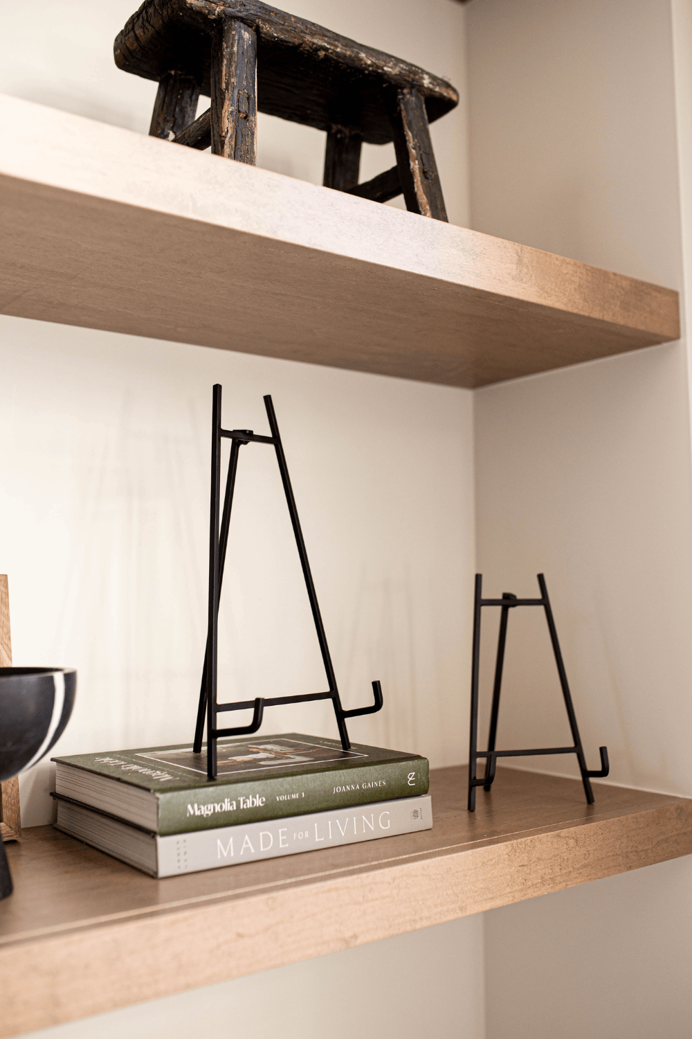 Black Iron Art Photo Easel Stand Set (2pc)