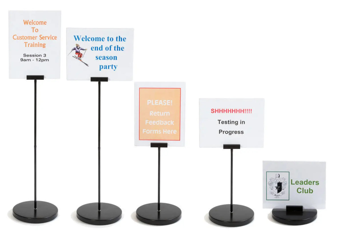 Convertible Desktop Sign Holder - up to 2 ft high!