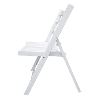 Foldable Solid Wood Special Event Chair Set - Set of 4 (Multiple Colors)