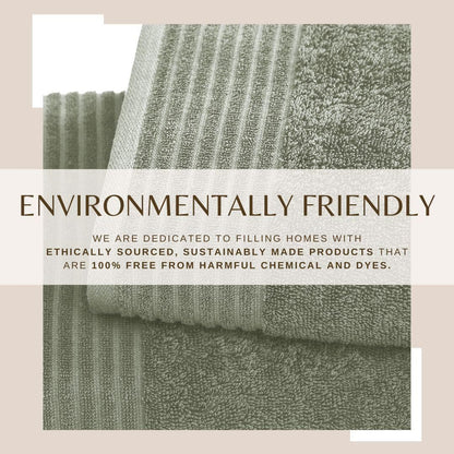 6 Pack Cotton Hand Towels - Kasper Collection