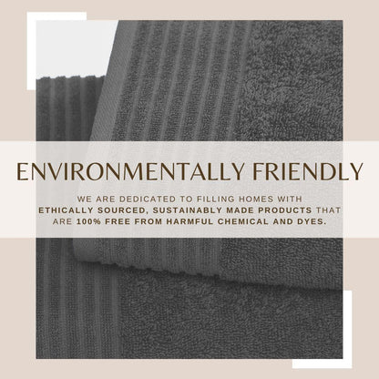 6 Pack Cotton Hand Towels - Kasper Collection