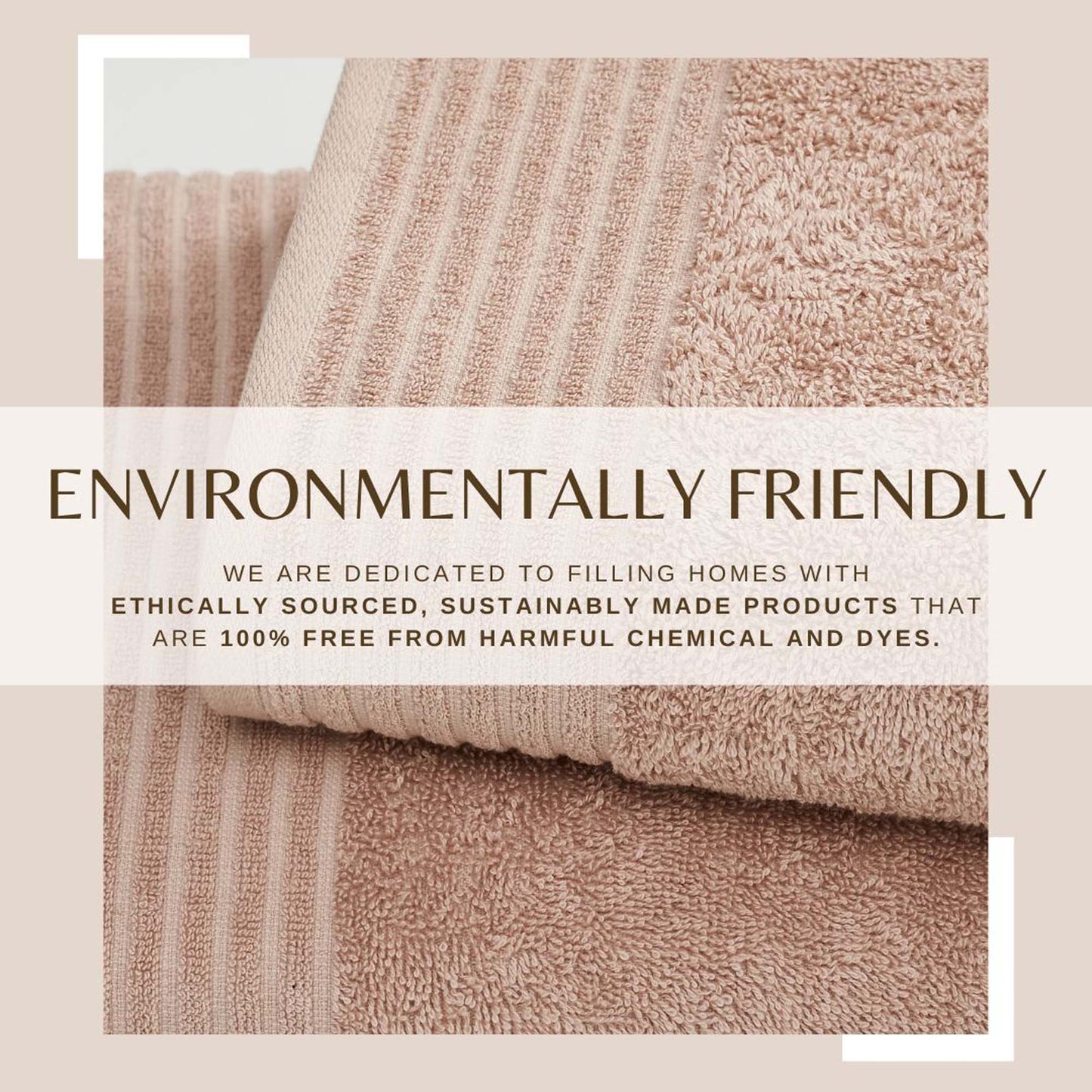 6 Pack Cotton Hand Towels - Kasper Collection