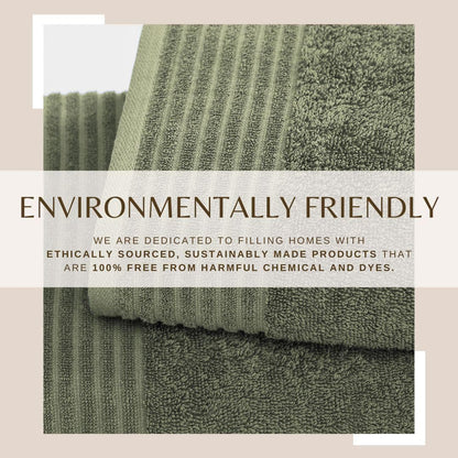 6 Pack Cotton Hand Towels - Kasper Collection