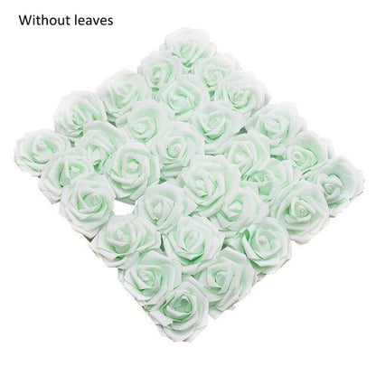 New Artificial 10/20/30 Heads 8cm PE Foam Rose Flowers Bride Bouquet Flower For Wedding Party Decorative Scrapbooking Flower Silk Roses for Wedding Centerpieces Bridal Show Bouquets Party Home Flowers Decoration