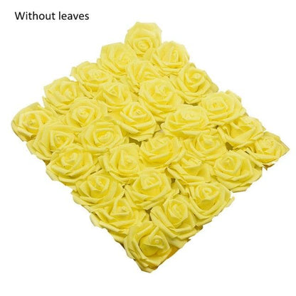 New Artificial 10/20/30 Heads 8cm PE Foam Rose Flowers Bride Bouquet Flower For Wedding Party Decorative Scrapbooking Flower Silk Roses for Wedding Centerpieces Bridal Show Bouquets Party Home Flowers Decoration