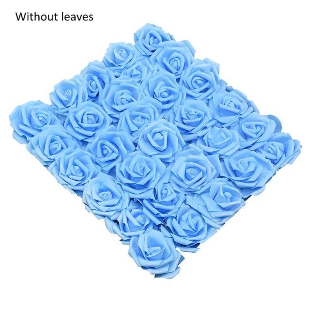 New Artificial 10/20/30 Heads 8cm PE Foam Rose Flowers Bride Bouquet Flower For Wedding Party Decorative Scrapbooking Flower Silk Roses for Wedding Centerpieces Bridal Show Bouquets Party Home Flowers Decoration