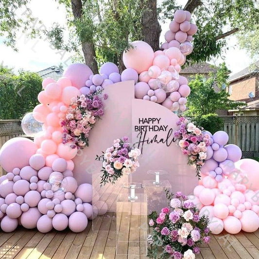Perfect Set Of Pink Purple Balloon Set Arch Garland Kit For Wedding Birthday Anniversary Balloons For Party Decorations